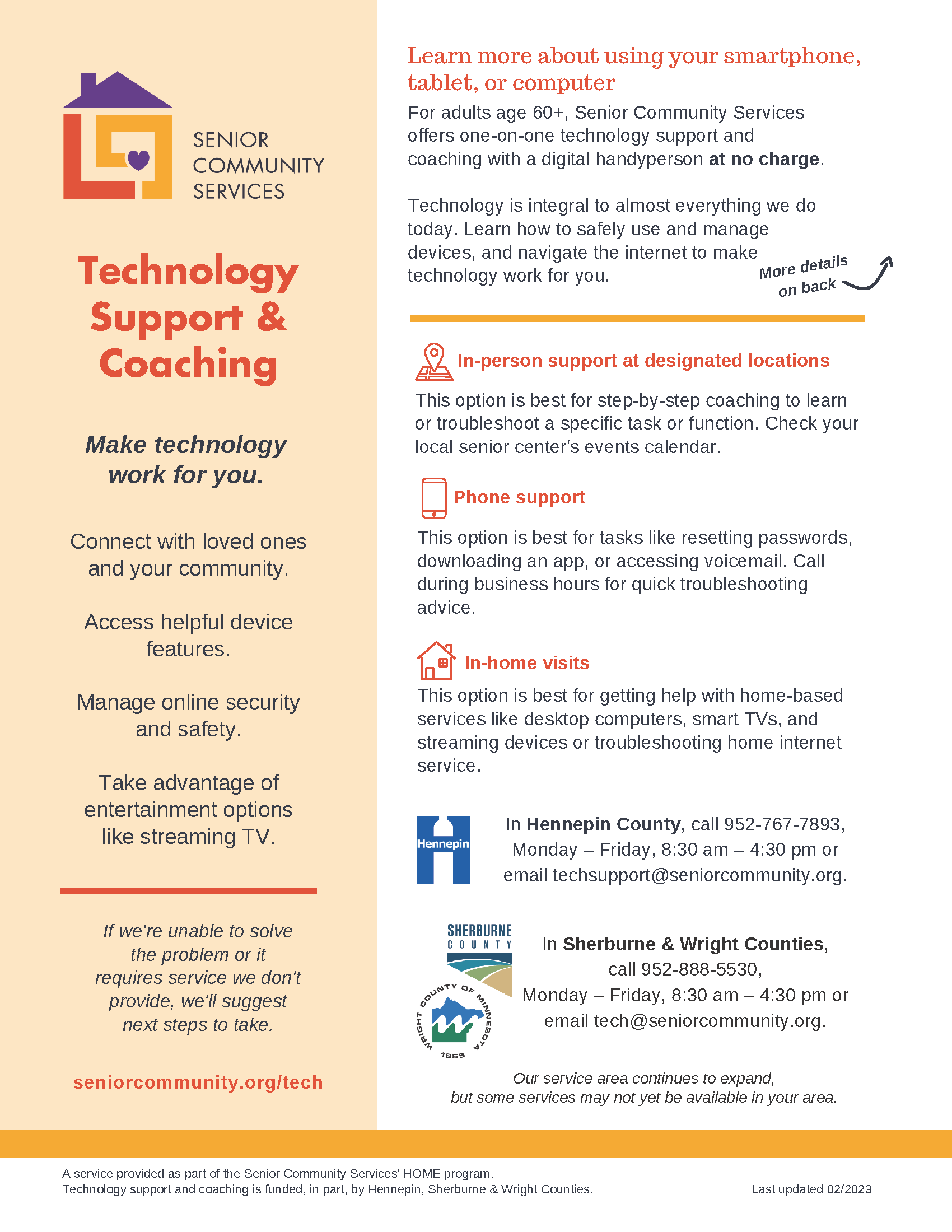 Tech Resources for Older Adults - Senior Community Services