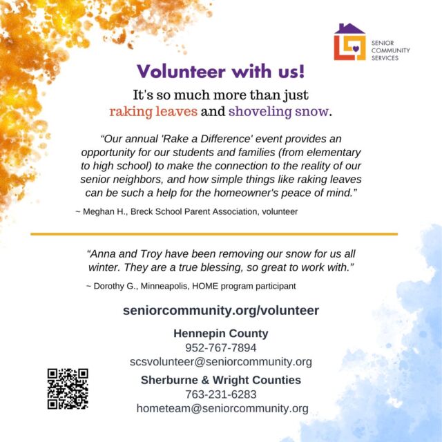 Volunteer Spotlight - Senior Community Services